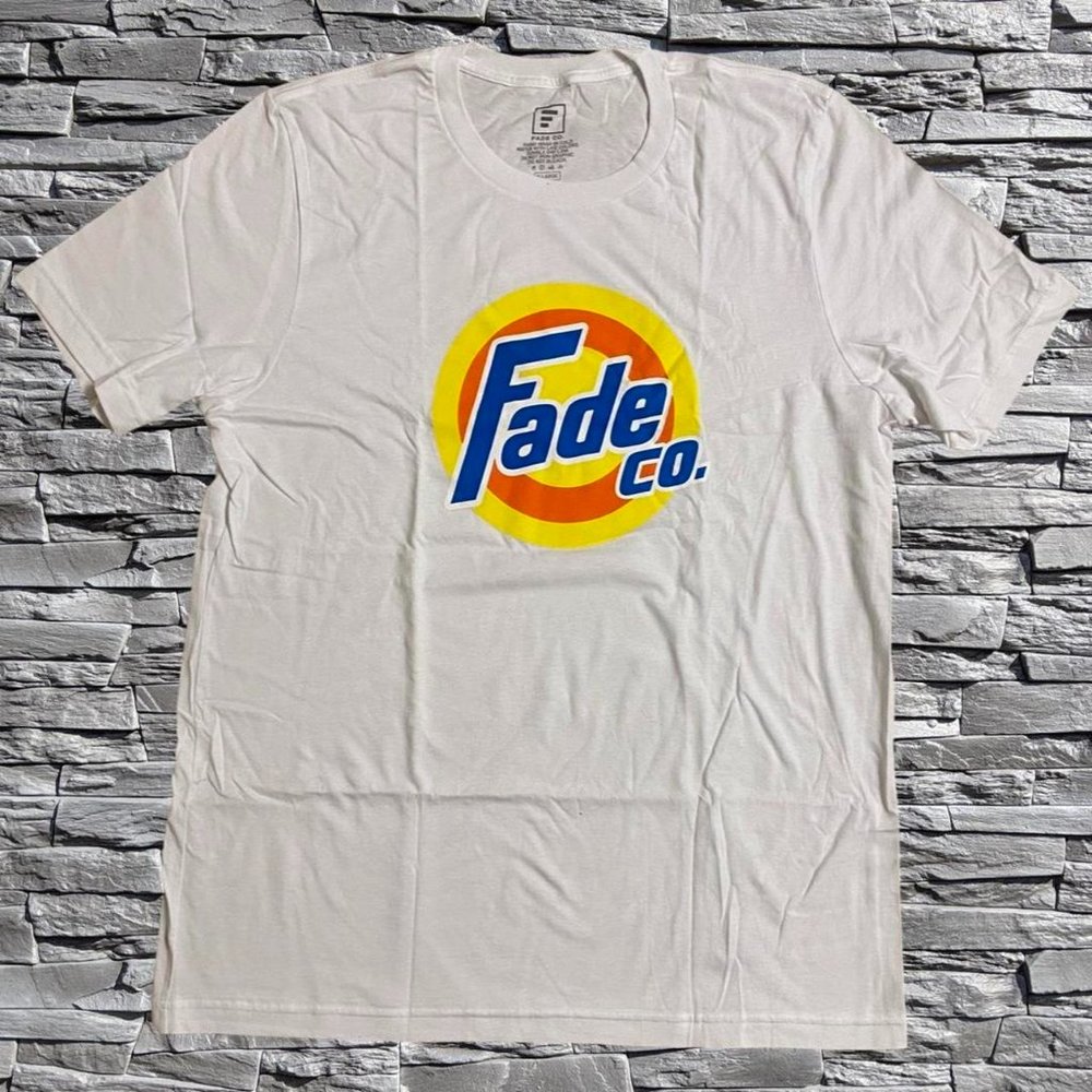 Fade Co Tide Logo Tee White Size XL